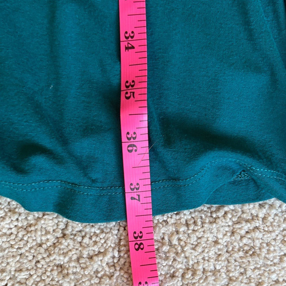 Seraphine Teal Midi Dress with knot — maternity and postpartum! - Picture 9 of 11